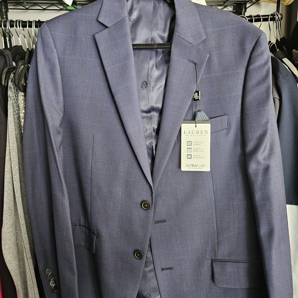 SALE NWT Ralph Lauren Classic Navy Suit Jacket - 40R